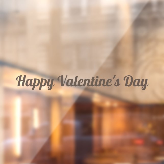 Autocollant de fenêtre pour la Saint-Valentin (Feuille 2)