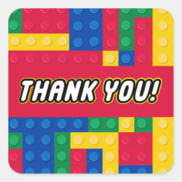 Autocollant de FÊTE Brick Builder