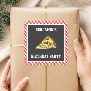 Autocollant de fête d'anniversaire pour enfants Pi