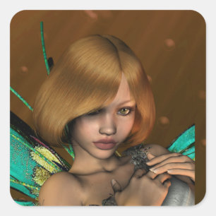 Autocollant de fille de Fae