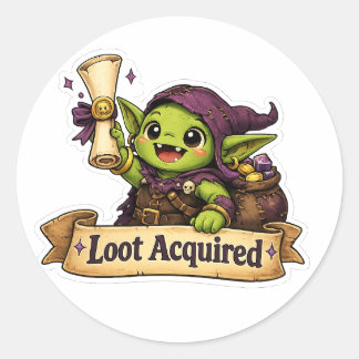 Autocollant de fin d'études de gobelin ayant acqui