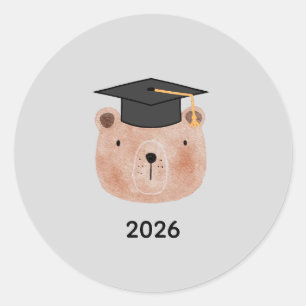 Autocollant de fin d'études personnalisé Année p