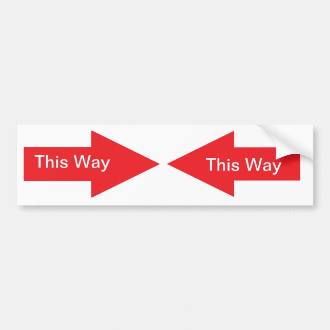 Autocollant de flèche (Devant)