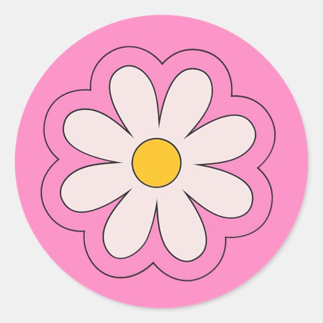 Autocollant de fleur (Devant)
