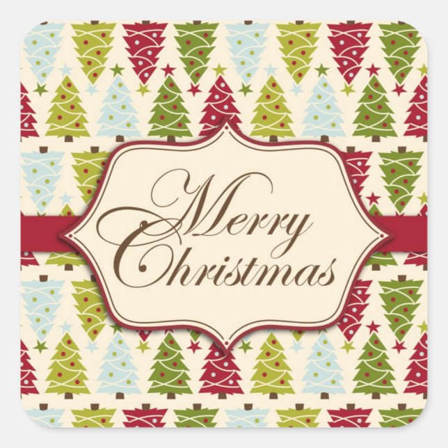 Autocollant de forêt de Noël 2 (Devant)