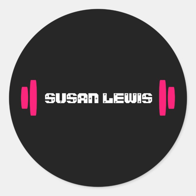 Autocollant de formateur personnel moderne (Devant)