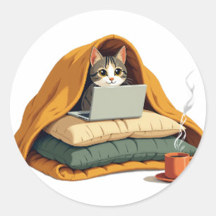 Autocollant de forteresse de couverture pour chat