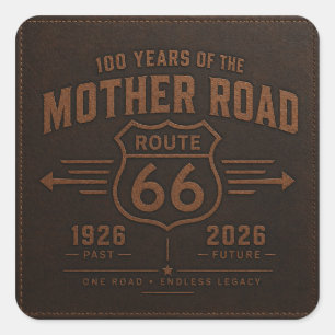Autocollant de garage Route 66 Noir Or Bouclier Ar