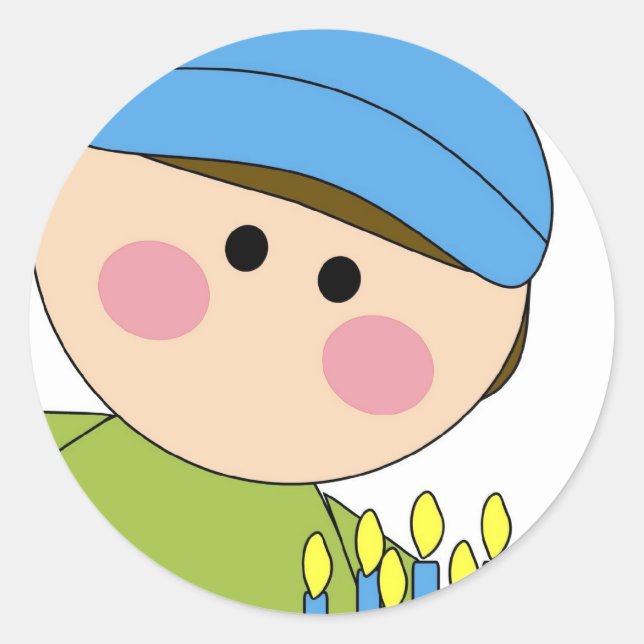 autocollant de garçon d'anniversaire (Devant)