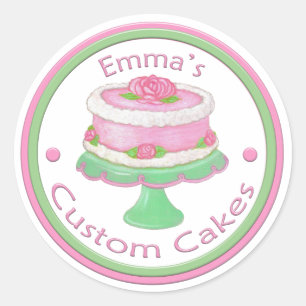 Autocollant de gâteau ~ Merci