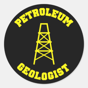 Autocollant de géologue de pétrolier