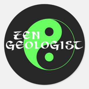 Autocollant de géologue de zen
