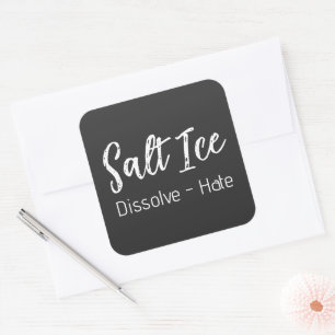 Autocollant de glace salée