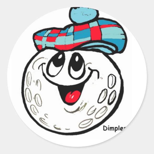 Autocollant de golf (Devant)