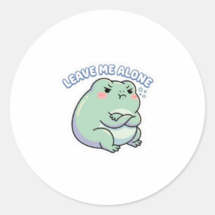 Autocollant de grenouille Laissez-moi tranquille M