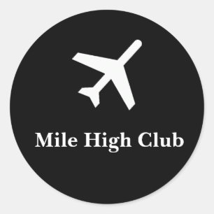 Autocollant de haut de club de mille
