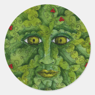 Autocollant de houx de Greenman
