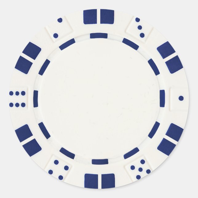 autocollant de jeton de poker (Devant)