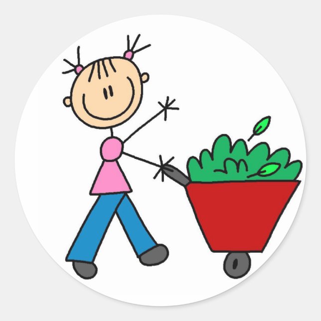 Autocollant de jeu pour fille (Devant)