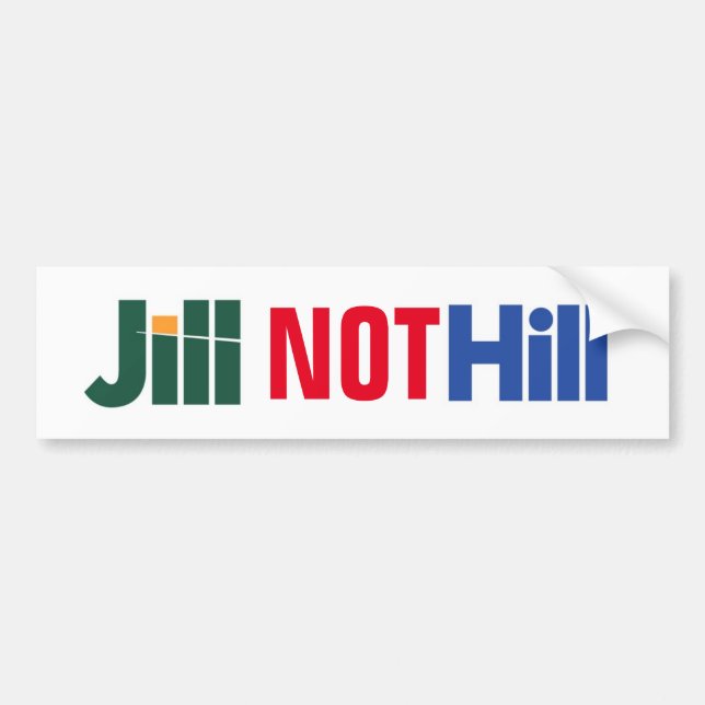 Autocollant de Jill Stein anti-Hillary pas "de (Devant)