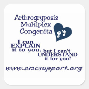 Autocollant de jour de conscience d'Arthrogryposis