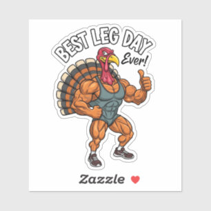 Autocollant de jour de Thanksgiving pour les jambe