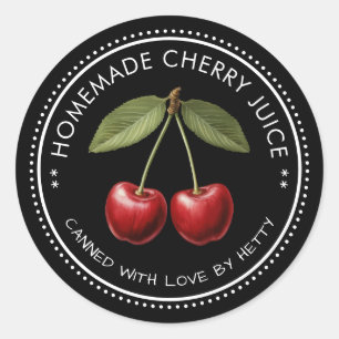Autocollant de jus de cerise pour vos recettes mai