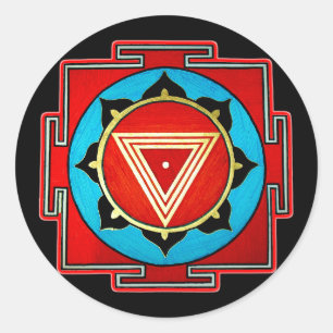 Autocollant de Kali Yantra
