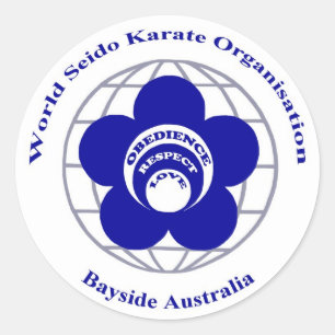 Autocollant de karaté de Bayside Seido