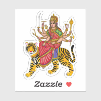 Autocollant de la déesse Durga