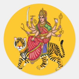 Autocollant de la déesse Durga