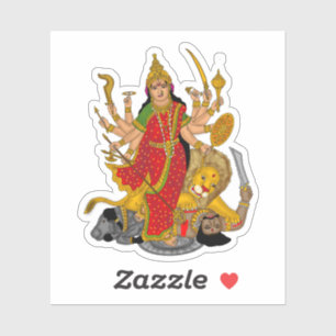 Autocollant de la déesse Durga