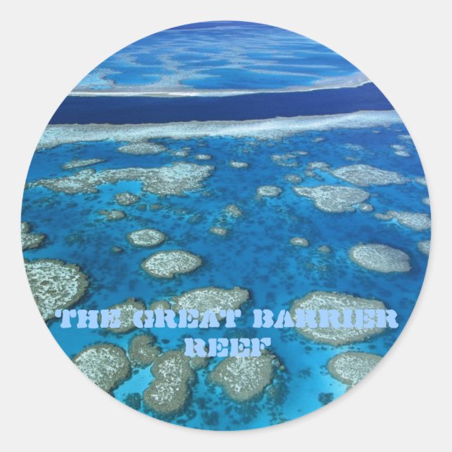 Autocollant de la Grande barrière de corail (Devant)