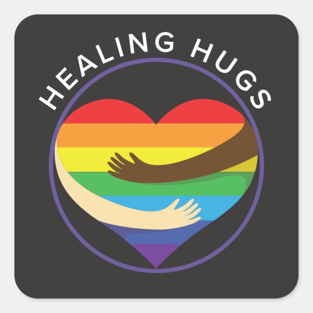autocollant de la guérison de Hugs (Devant)