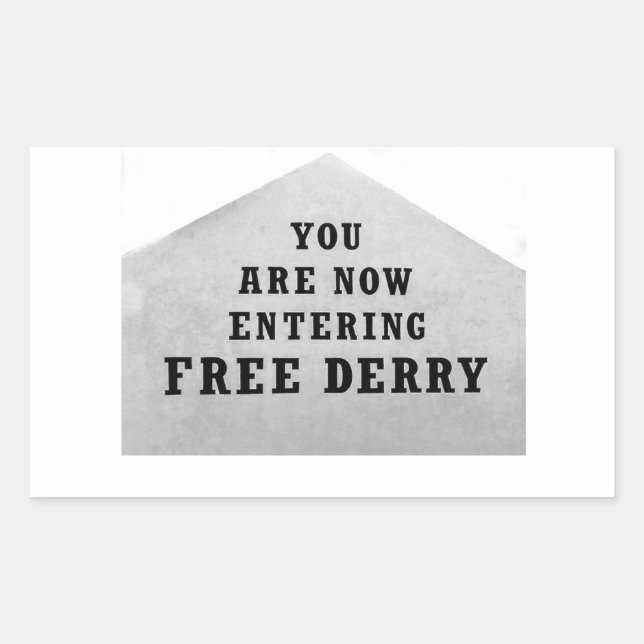 autocollant de la paroi de la derry (Devant)