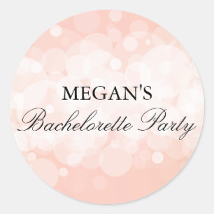 Autocollant de la partie de Bachelorette Confetti 