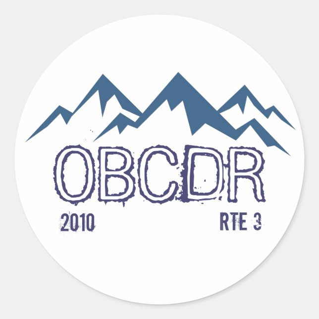Autocollant de la route de découverte de l'arrière (Devant)