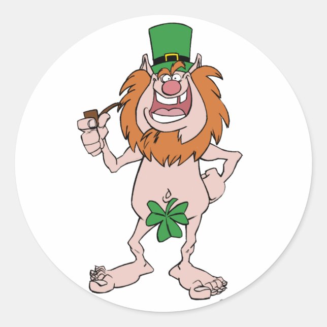 Autocollant de la Saint Patrick's Day (Devant)
