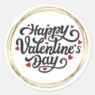 Autocollant de la Saint Valentin