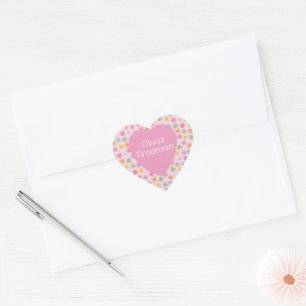 Autocollant de la Saint-Valentin Cœurs de Bonbons