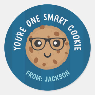 Autocollant de la Saint-Valentin One Smart Cookie
