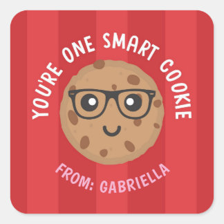 Autocollant de la Saint-Valentin One Smart Cookie