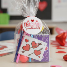 Autocollant de la Saint-Valentin pour enseignant c