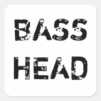 Autocollant de la tête basse