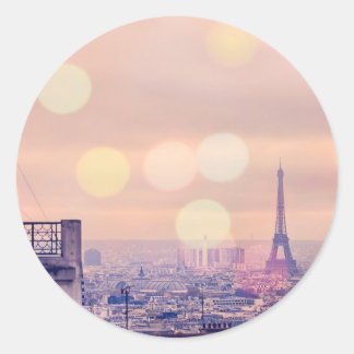 Autocollant de la Tour Eiffel de Paris en rêve