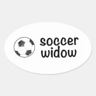 Autocollant de la veuve de football