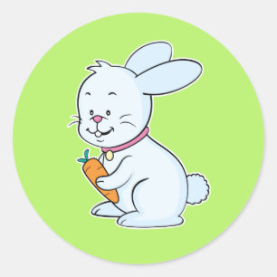 Autocollant de lapin