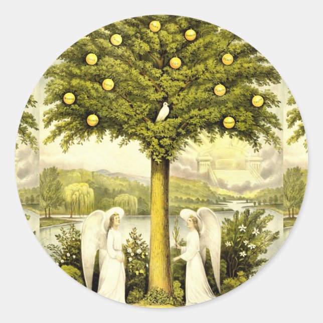 Autocollant de l'arbre de vie (Devant)