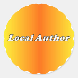Autocollant de l'auteur local