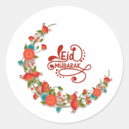 autocollant de l'eid mubarak